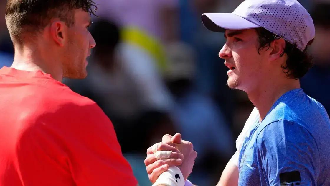 João Fonseca em Roland Garros: 2 Elogios Incríveis do Algoz Draper