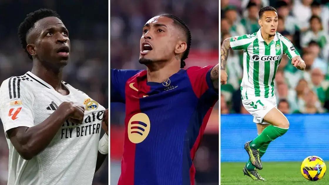 5 Brasileiros que Brilharam na LALIGA 2024/25: Veja o Balanço Final