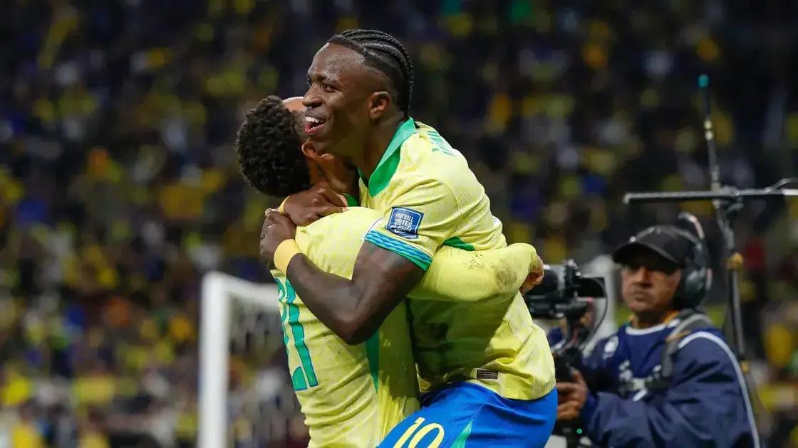 Brasil garante vaga na Copa do Mundo de 2026 com vitória contra Paraguai