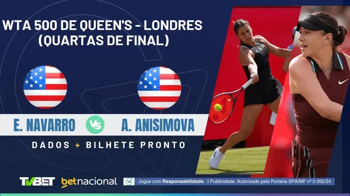 Emma Navarro x Amanda Anisimova: Onde Assistir, Horário e Palpites