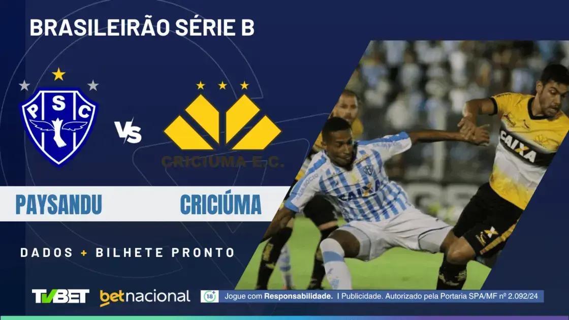 Paysandu x Criciúma: 3 Palpites e Onde Assistir ao Vivo