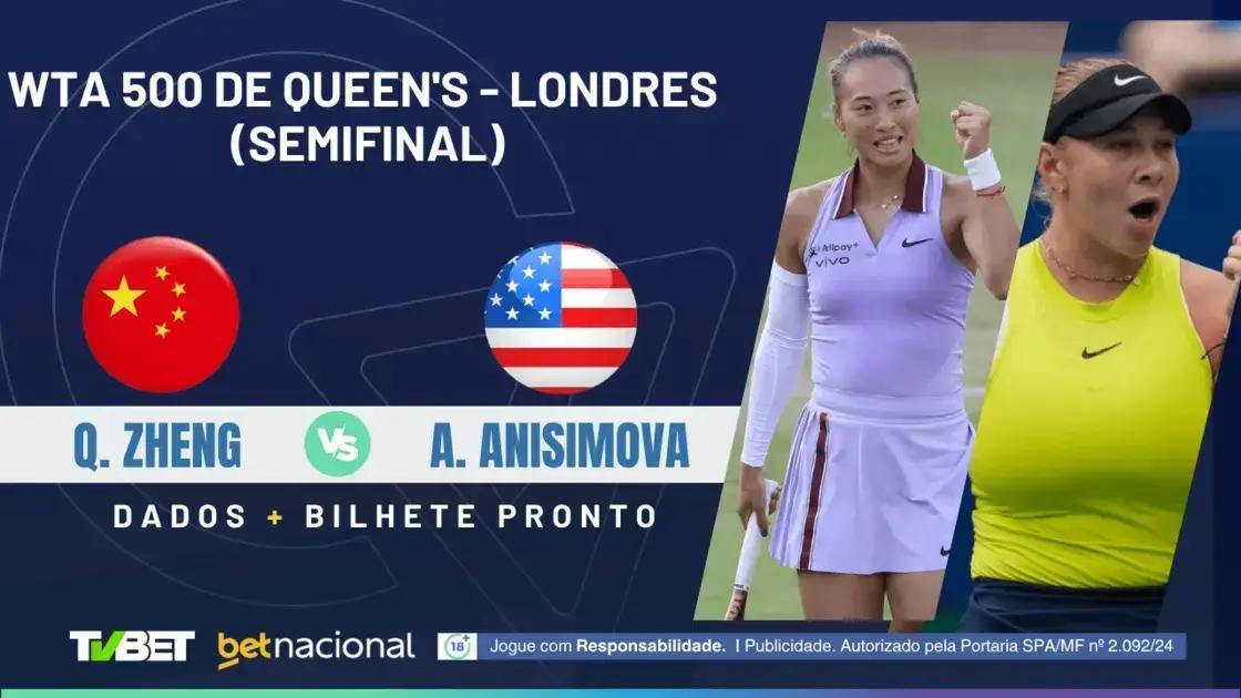 Qinwen Zheng x Amanda Anisimova: 2 Palpites para a Semifinal do WTA