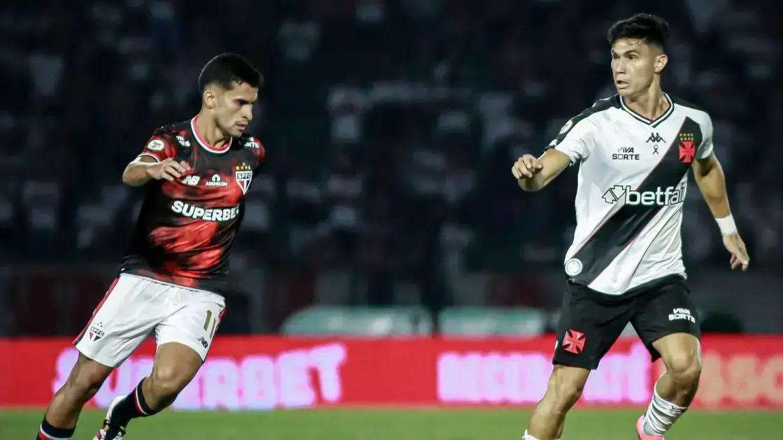 São Paulo e Vasco duelam para sair do Z-4: veja as odds!