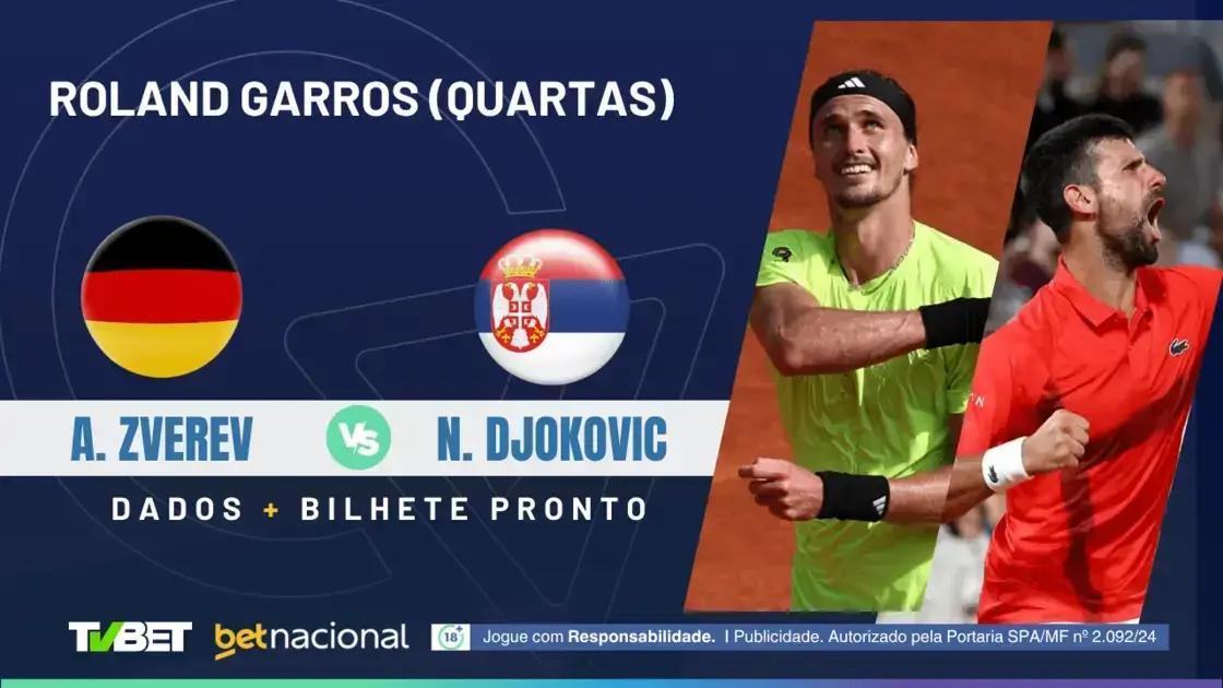 Zverev x Djokovic: 3 Palpites e Onde Assistir AO VIVO